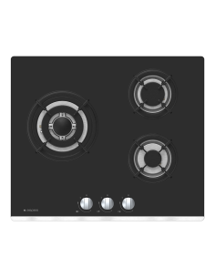 Placa Gas Butano Aspes 6050W 10cm 60cm 51cm Cristal negro...
