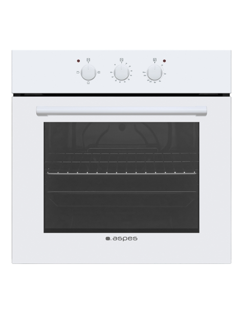 Horno Aspes 76L A 59,5cm 59,5cm 57,5cm Blanco Manual 3P