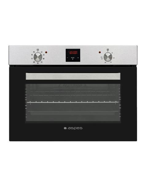 Horno Multifunción Aspes 50L A 45,5cm 59,5cm 57,5cm Inox Display 9P Turbo