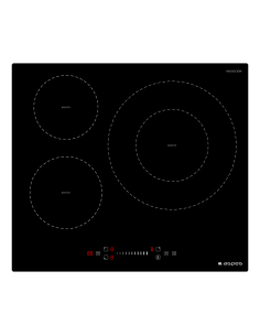 Placa Inducción Aspes 7200W 5,8cm 59cm 52cm Cristal negro...