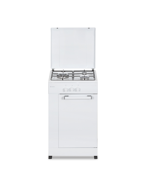 Cocina Aspes Gas 86cm 49,8cm 51,5cm Blanco Manual 3Q Wok KitGas T.Metal PortaBom.