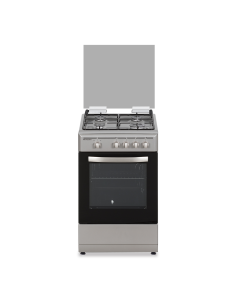 Cocina Aspes Gas 87cm 50cm 56,5cm Inox Manual 4Q 55L 2P...