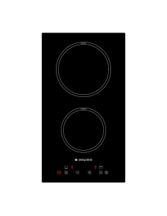 Placa Vitrocerámica Aspes 3000W 5cm 29cm 52cm Cristal...