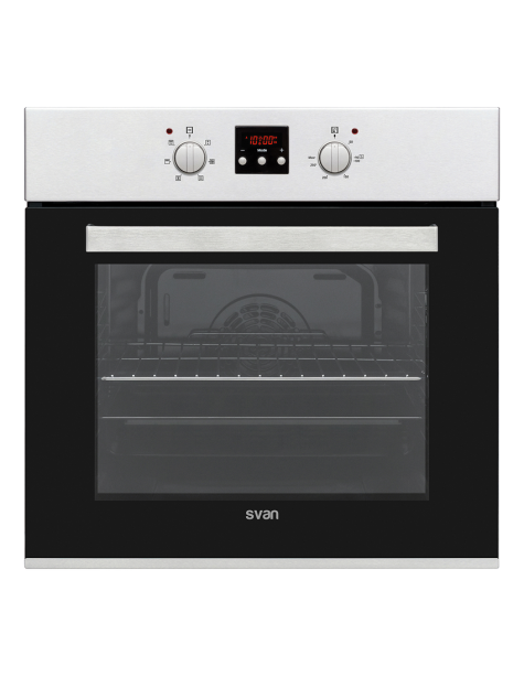 Horno Multifunción Svan 69L A 59,5cm 59,5cm 57,5cm Inox Display 6P Turbo