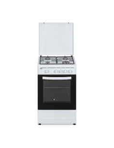 Cocina Svan Gas 87cm 50cm 56,5cm Blanco Manual 4Q 55L 2P...