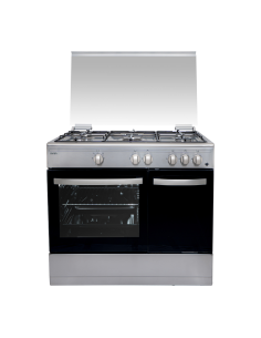 Cocina Svan Gas 80cm 89,8cm 60,1cm Inox Manual 5Q Wok 59L...