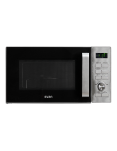 Microondas Cerámico Svan 23L 900W 28,8cm 49cm 39cm Inox...