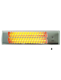 Estufa eléctrica Halógena Svan 3 Niveles 1500W Plata Cadena