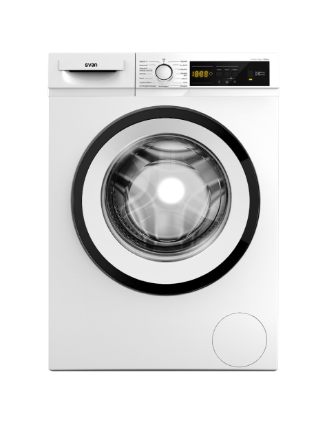 Lavadora Svan 10kg 1200rpm D 84,3cm 59,7cm 61,6cm Blanco Display Vapor Antialérgico Puerta XXL