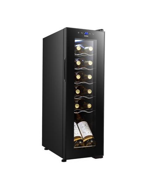 Vinoteca Svan Cíclico 32L 12Bot G 79,5cm 25,2cm 45cm Negro Display táctil Única Zona 1Puerta