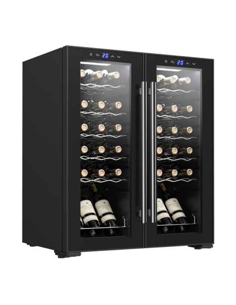 Vinoteca Svan Cíclico 111L 36Bot G 82,7cm 69,6cm 48,2cm Negro Display táctil Única Zona 2Puertas