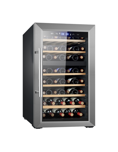 Vinoteca Svan Cíclico 127L 52Bot G 84cm 49,5cm 59,7cm Negro Display táctil Doble Zona 1Puerta